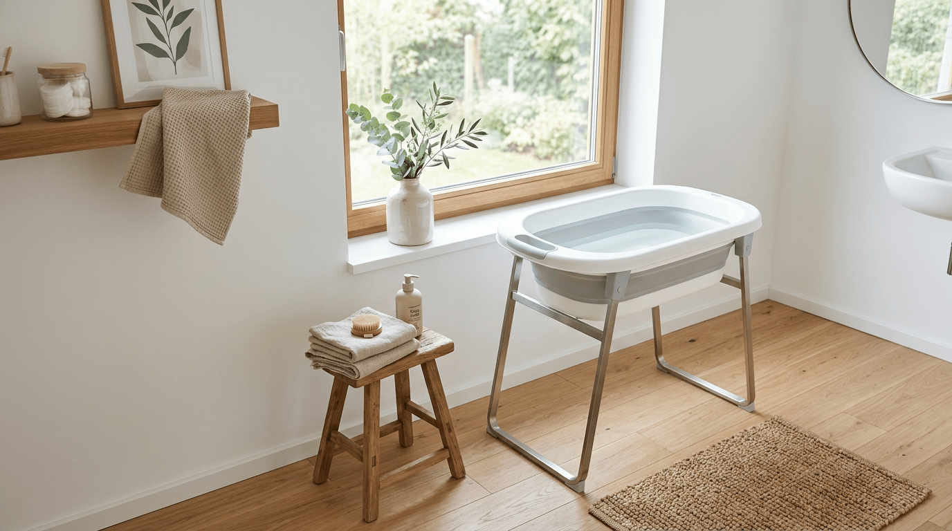 Baignoire bébé sur pied ou classique : que choisir vraiment ? - Treelys®