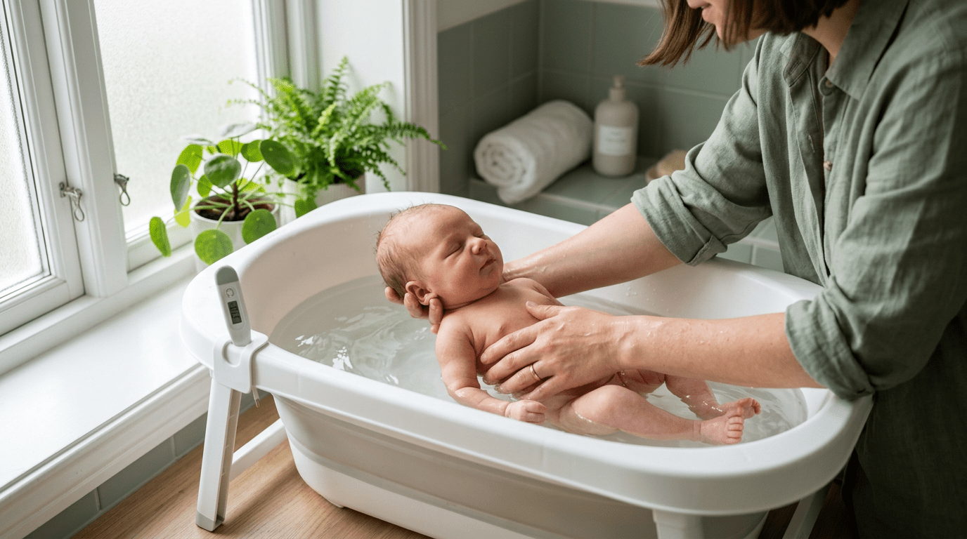 Le Bain de Bébé : Guide Complet pour un Bain Sécurisé, Stimulant et Serein - Treelys®