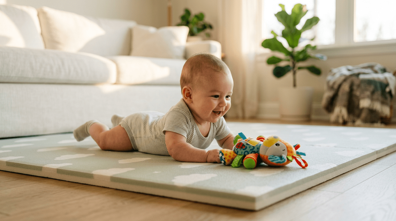 Tapis de Motricité Bébé : Stimuler le Développement Physique de 0 à 18 Mois - Treelys®