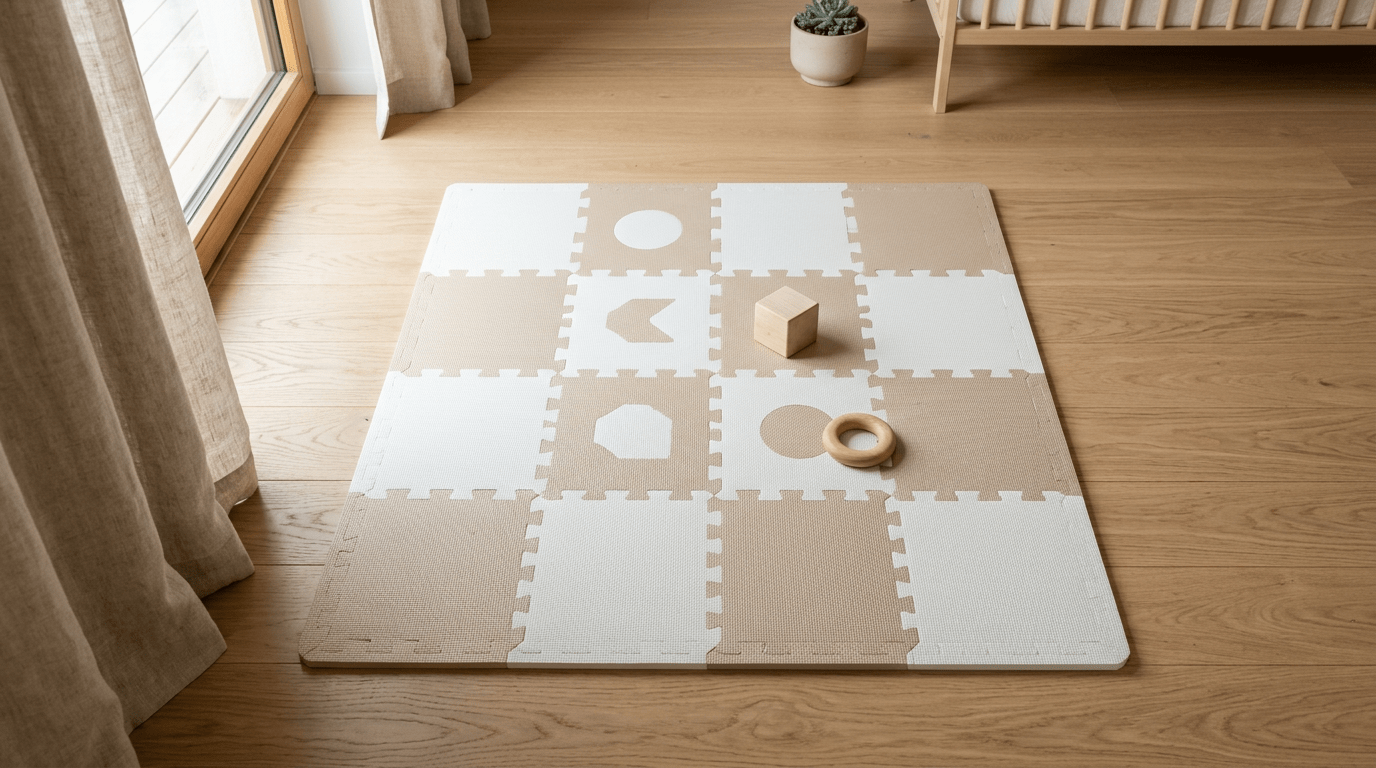 Tapis EVA vs XPE : pourquoi la matière change tout pour bébé - Treelys®