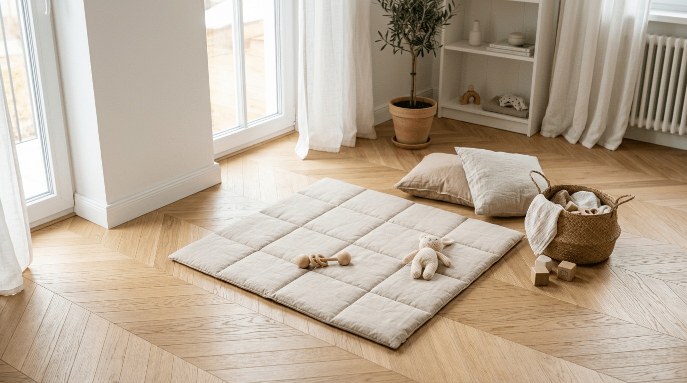 Tapis EVA vs XPE : pourquoi la matière change tout pour bébé - Treelys®